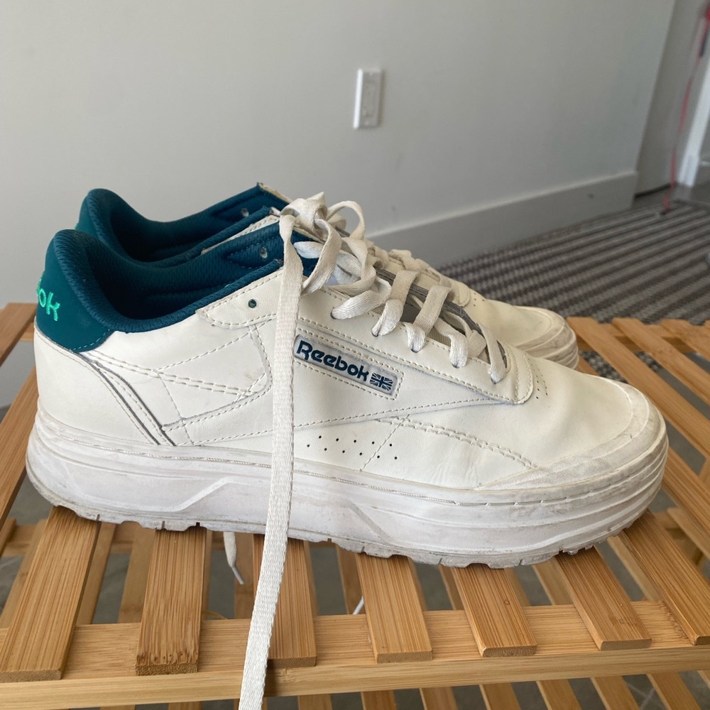 Club C Double GEO Women’s Reebok Shoes Chalk/Midnight Pine/Future Teal